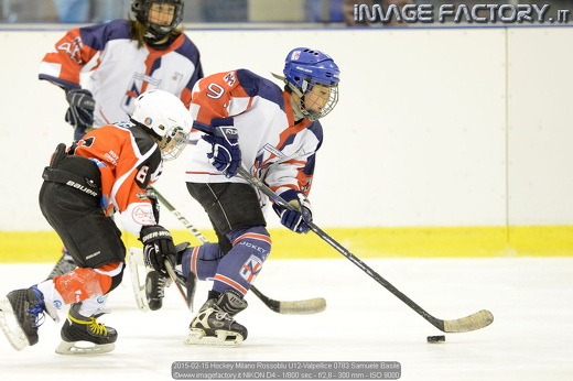 2015-02-15 Hockey Milano Rossoblu U12-Valpellice 0783 Samuele Basile